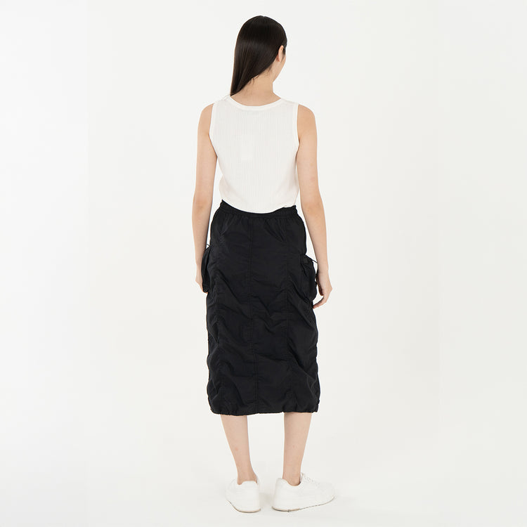 Utility Cargo Midi Skirt