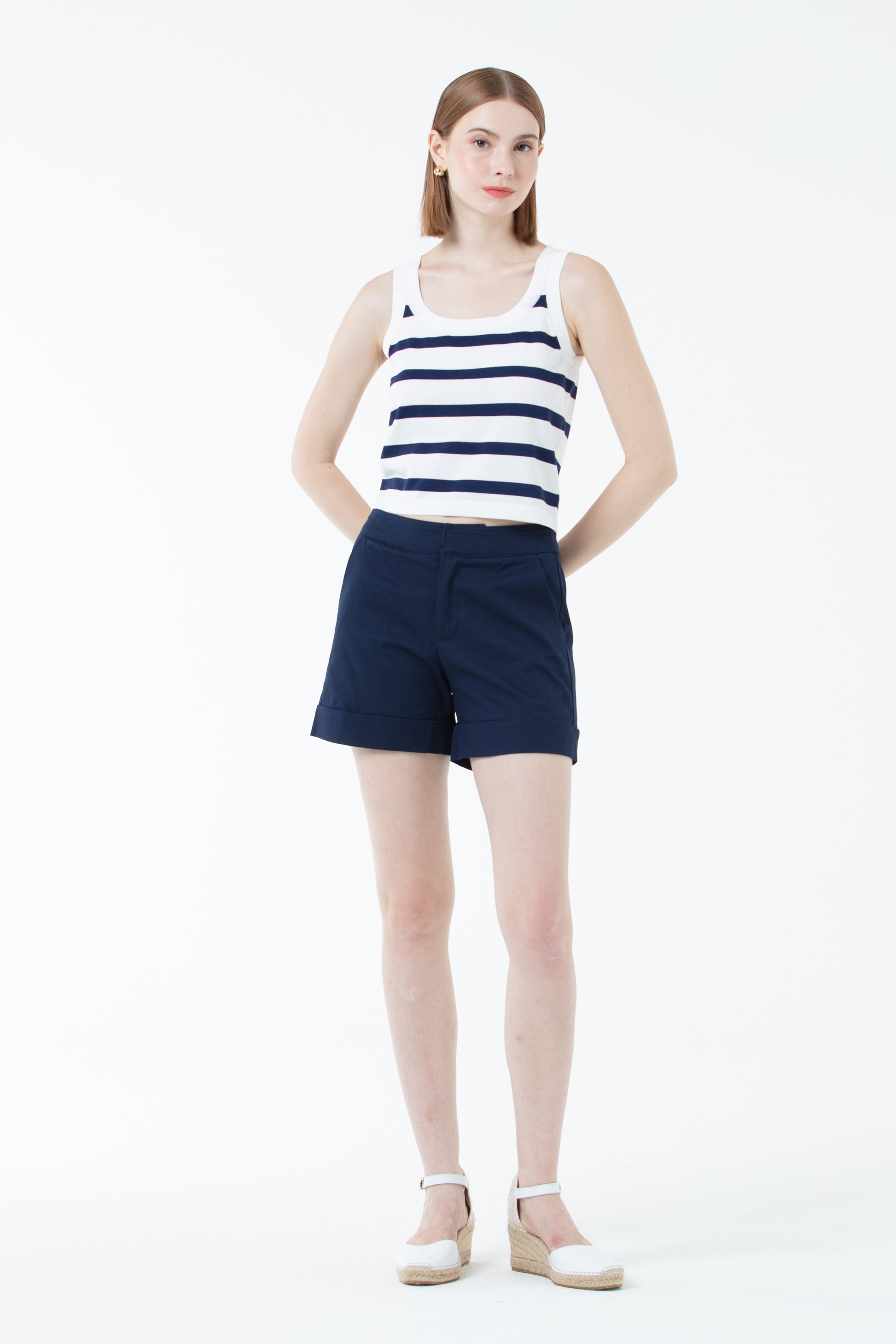 Navy White