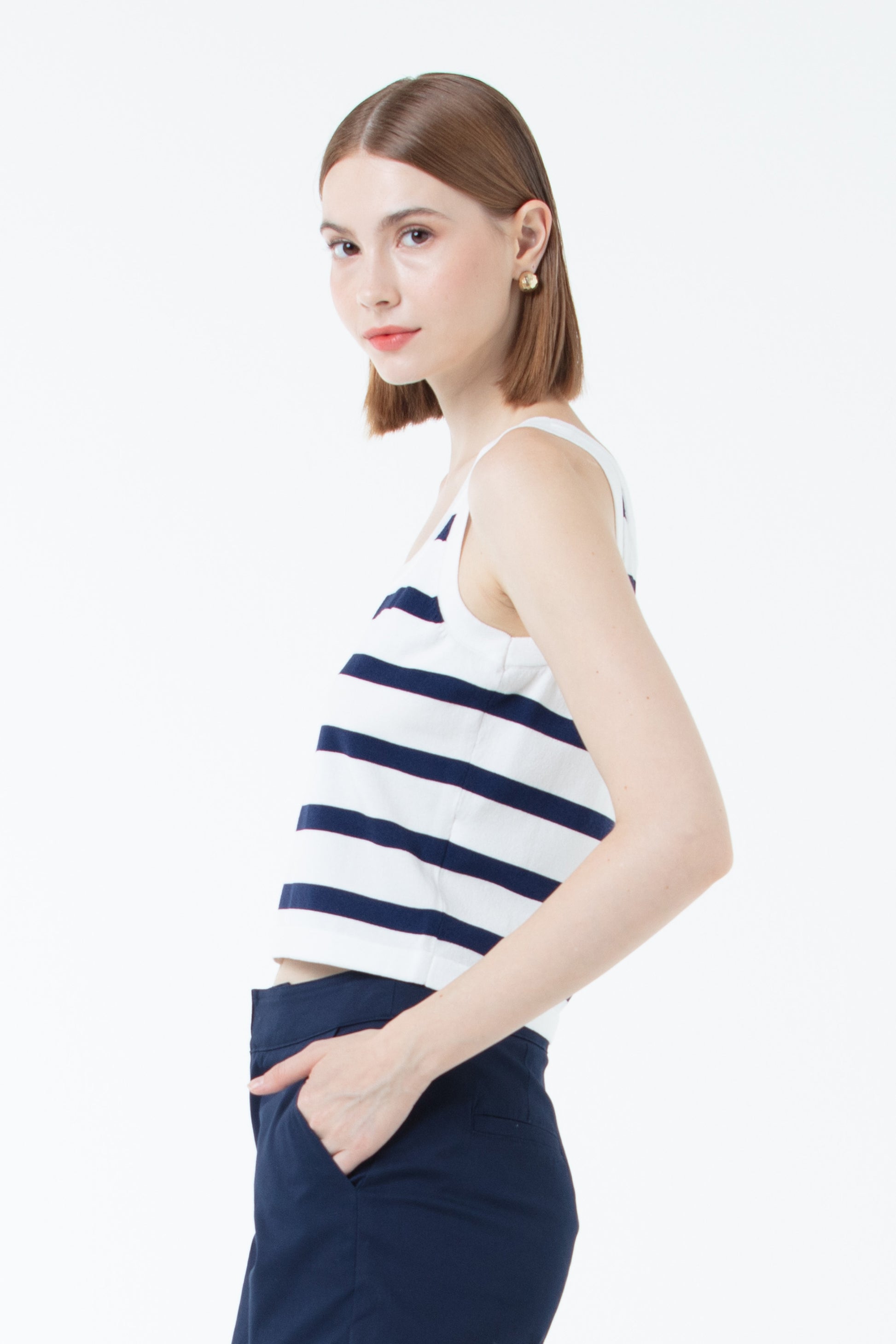 Navy White