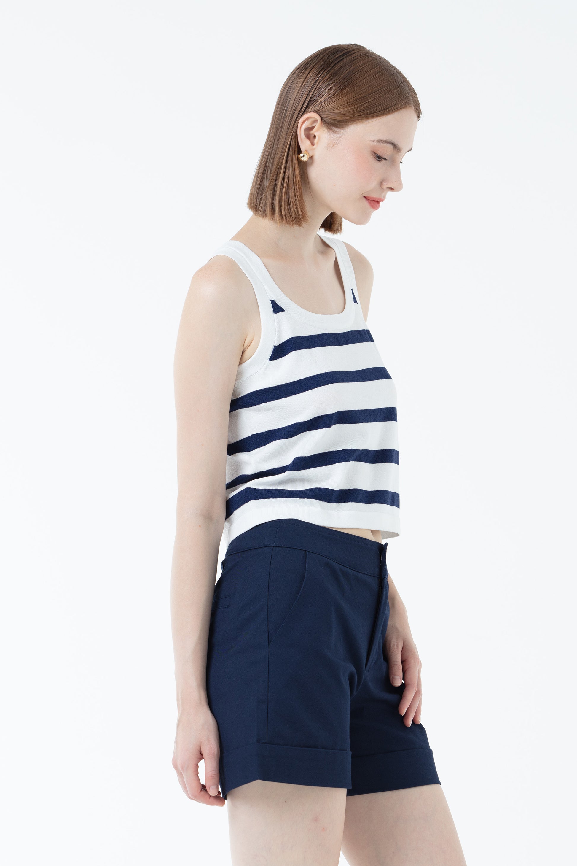 Navy White