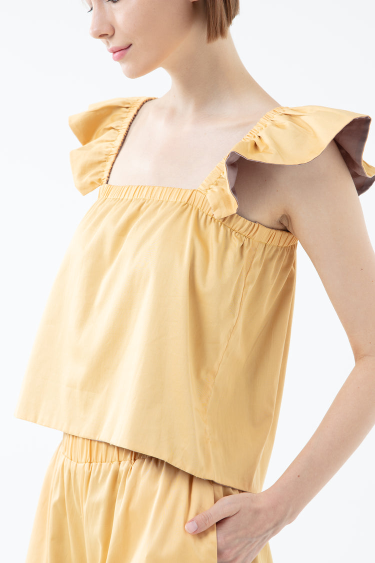 Light Taupe/Powder Yellow