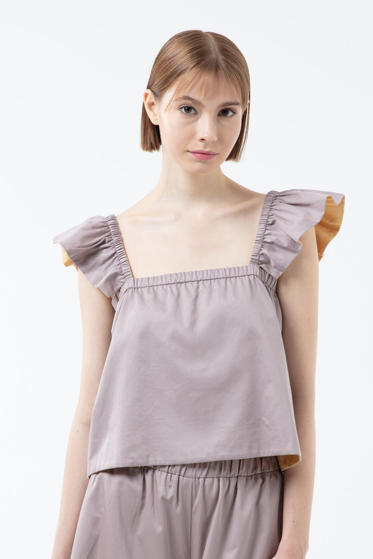 Light Taupe/Powder Yellow