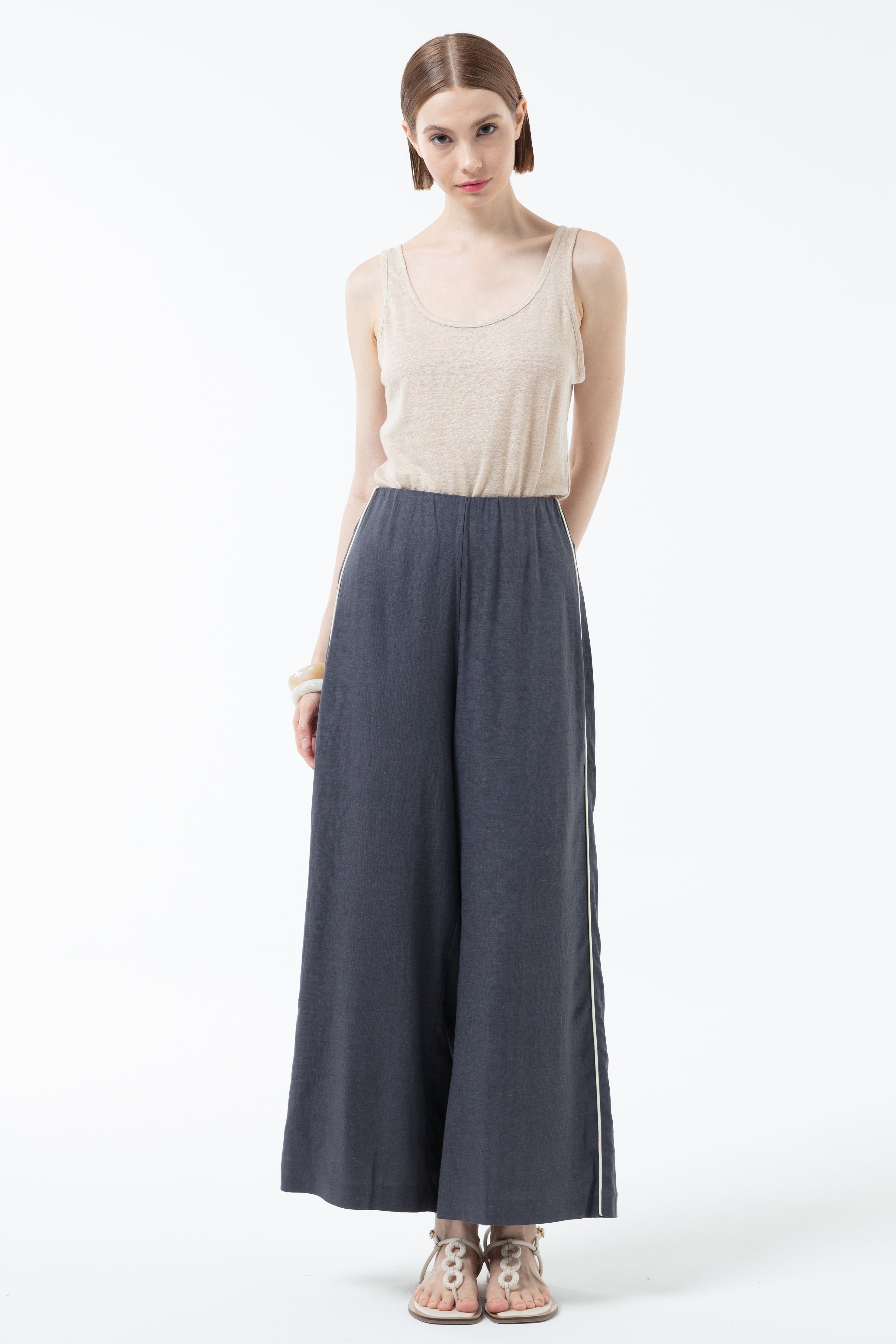 Contour Long Pants | Relaxed Linen Pants – K/WOODS