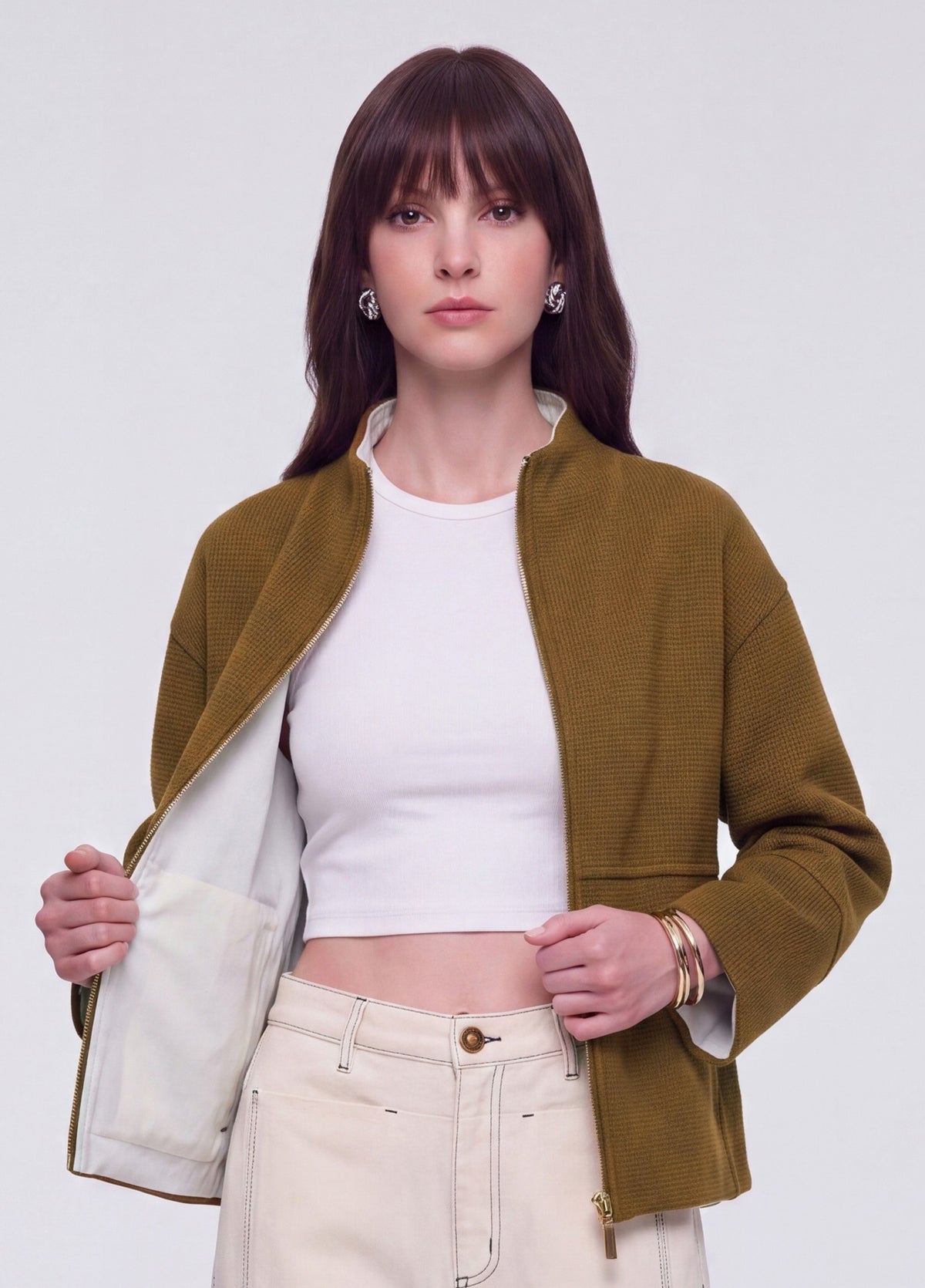 Dark Olive + Almond