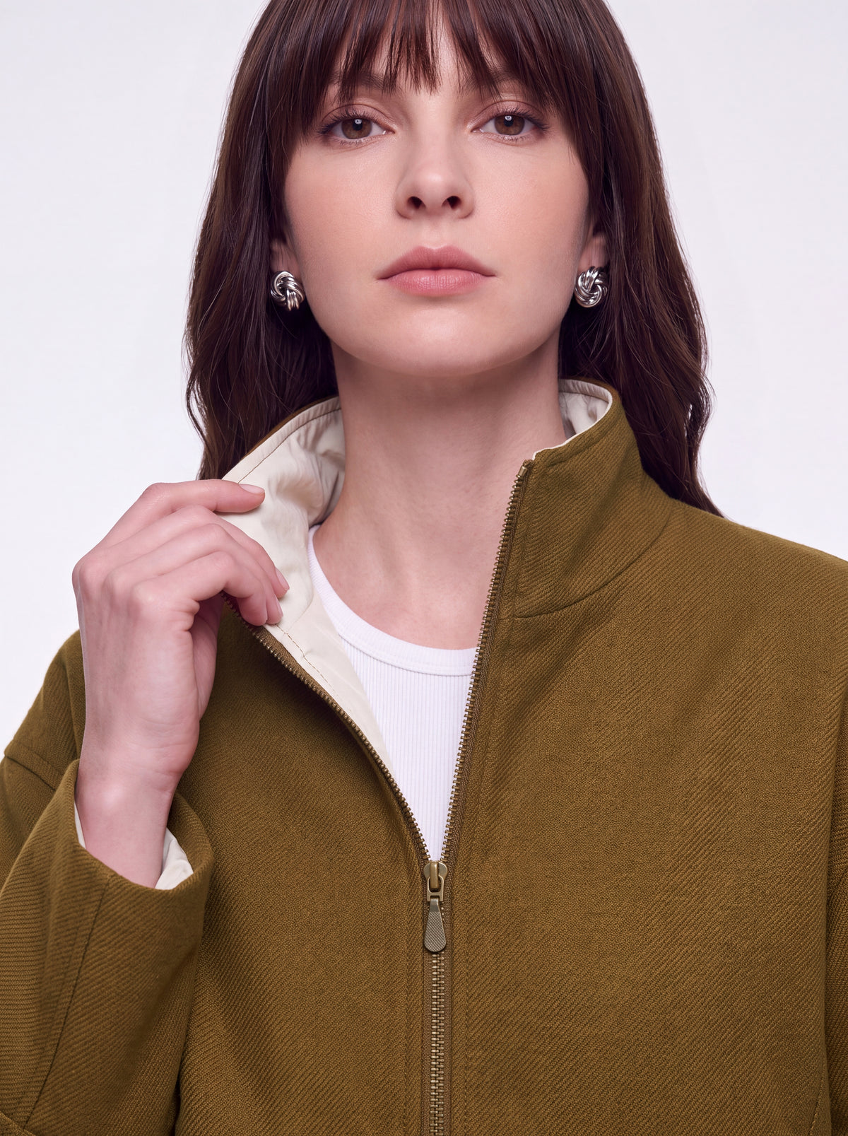 Dark Olive + Almond