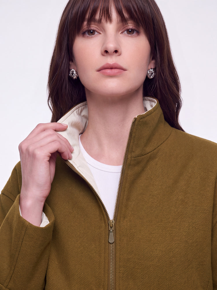 Dark Olive + Almond